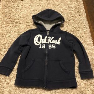 Osh Kosh size 5t zip up hoodie